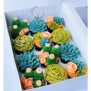 Cactus Cupcake Garden