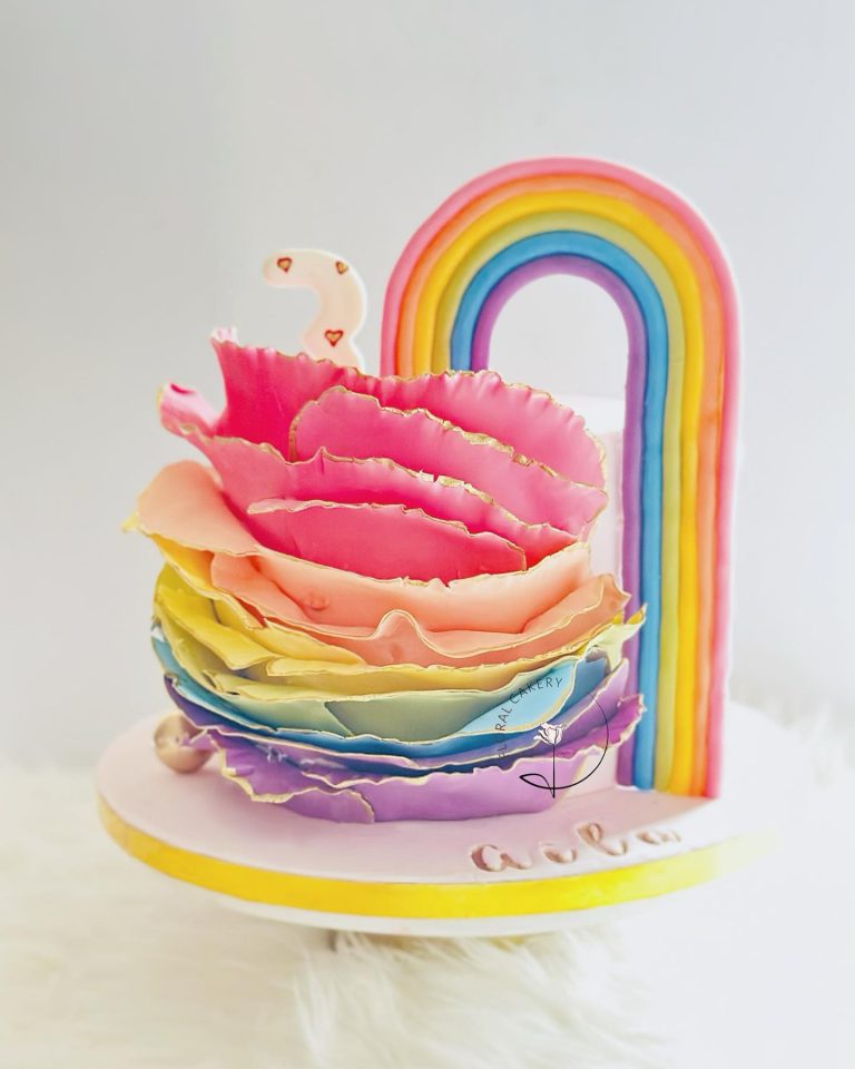 Rainbow Delight Cake