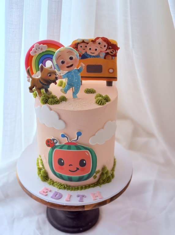 Cocomelon Birthday Cake